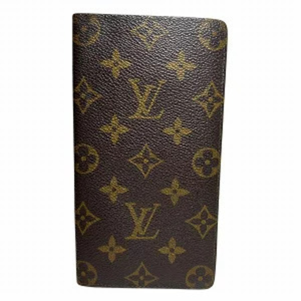 Louis Vuitton Monogram Portecarte Credit Long Wallet Bi fold